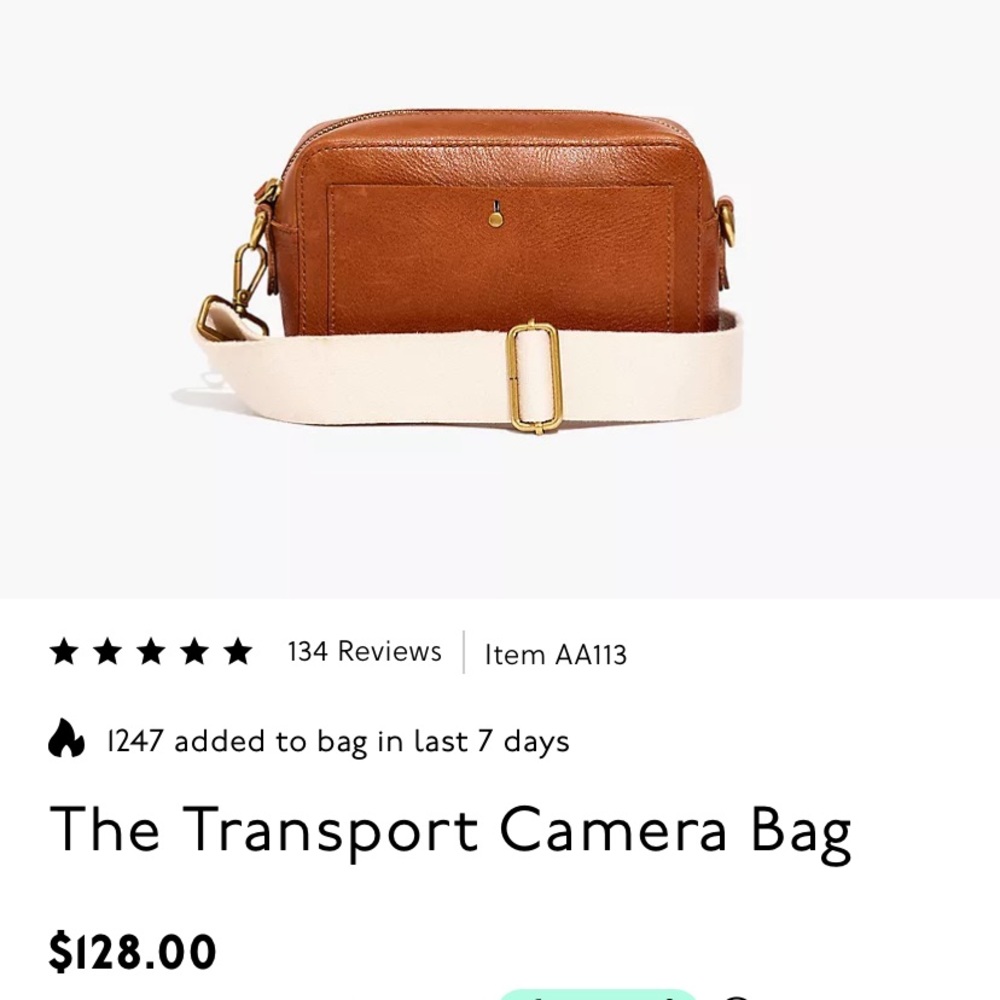 Madewell The Transport Camera Bag
